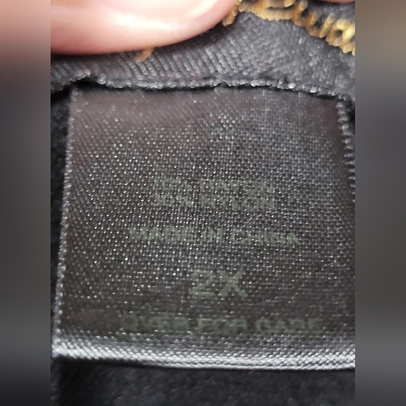 2X Metallic Accent Open Cut Long Sleeve Boat Neck Tunic - Picture 5 of 6